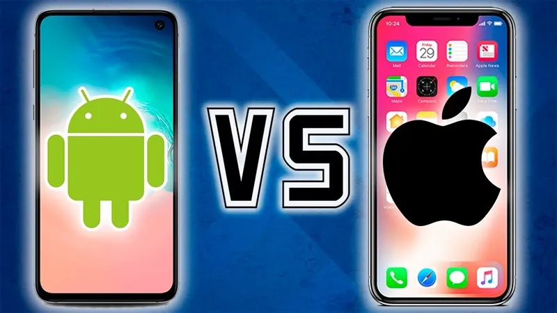so sánh iPhone và Android